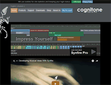 Tablet Screenshot of cognitone.com